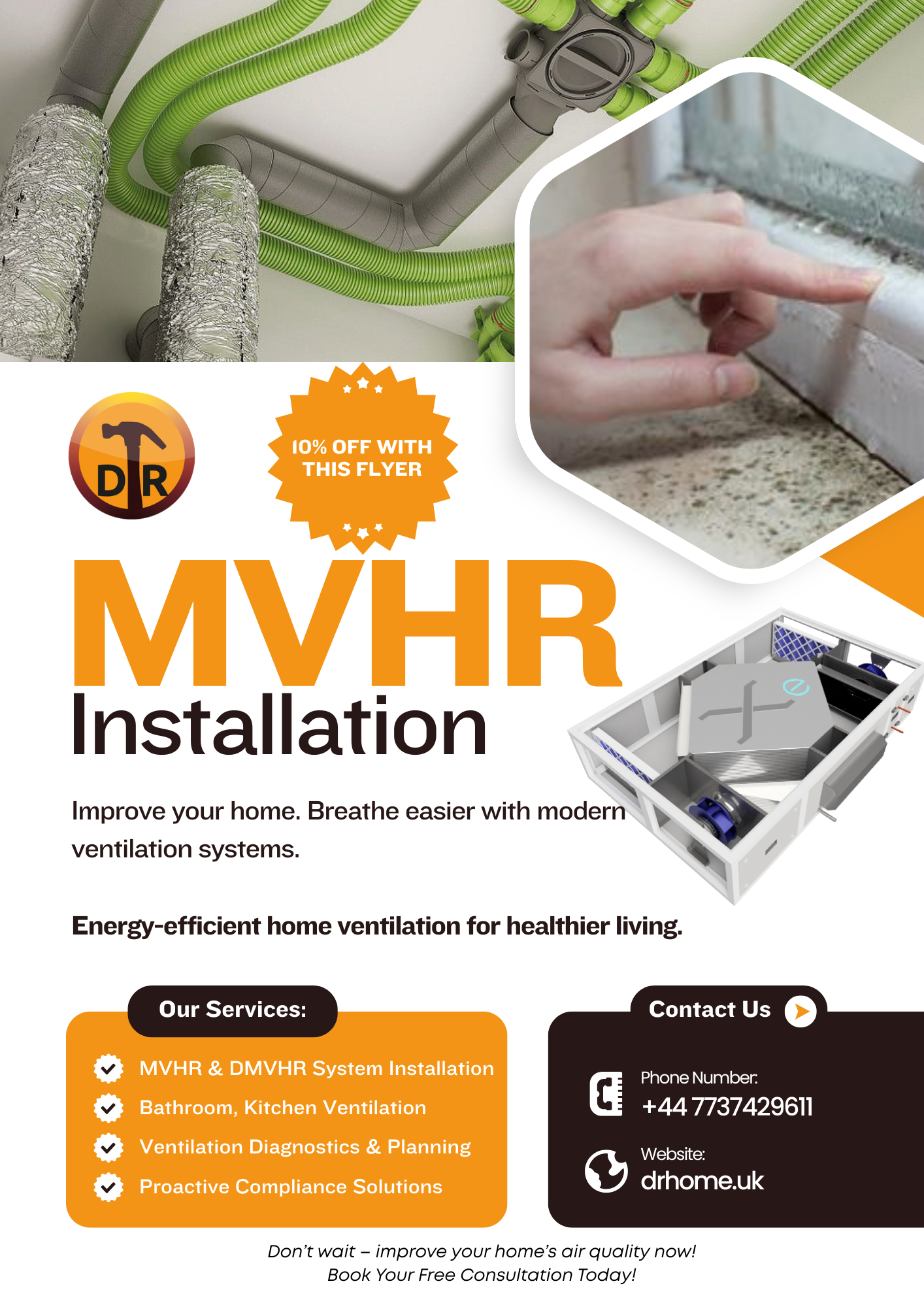 mvhr installation services in Scotland